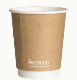 Coffee Cup 8oz DW Kraft 90mm