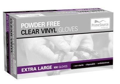 GLOVE PF VINYL CLR-XL 100*10