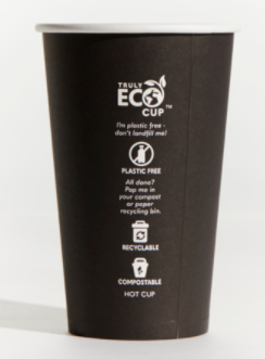 Coffee Cup ECO 16oz BLK 50*20