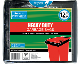 Garbage Bag Black120lt 25*10