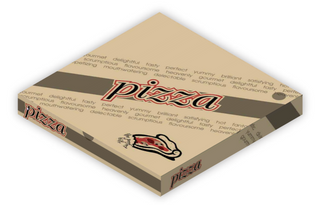 PIZZA BOX PERFECT BITE 15" 50