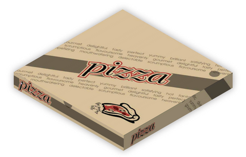 PIZZA BOX PERFECT BITE 18" 50