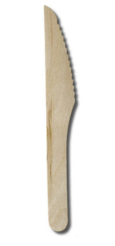 CUTLERY KNIFE WOOD 100SLV*100