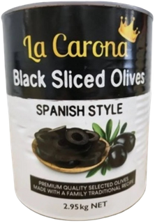 Black Spanish Style Olives Sli
