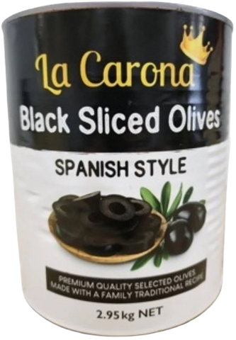 Black Spanish Style Olives Sli