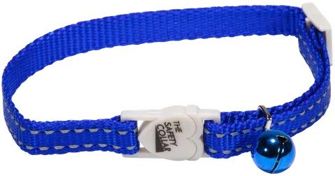 Nylon Cat Collar Reflective Thread Blue