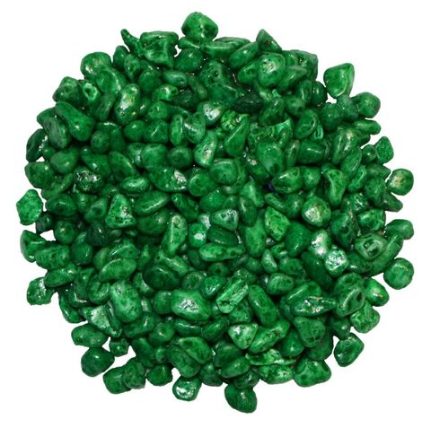 5kg Painted Green Gravel