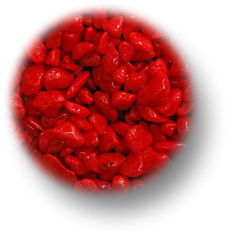 20Kg Painted Red Gravel