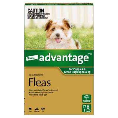 Advantage XSmall Dog Green <4kg (6)