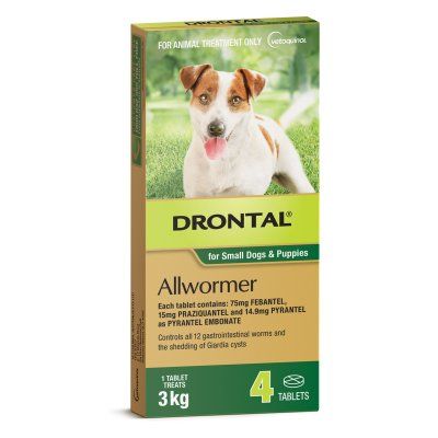 Drontal All Wormer 3kg Tablets x 4