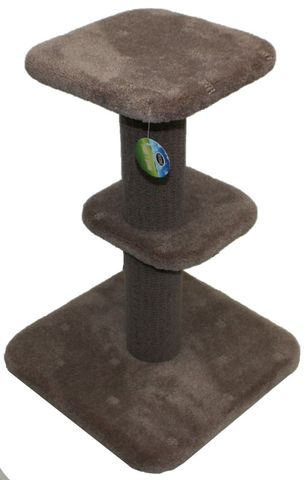 Two Tier Cat Pole w/platform45x45x65