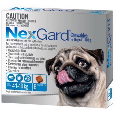 *NEXGARD Chews 4-10kg (6pk) Blue