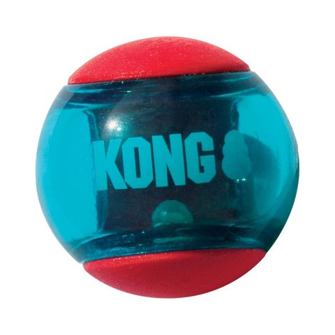 KONG Squeezz Action Ball Red Small 3pk