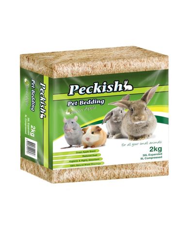 Peckish 2kg Green Apple Bedding 30L