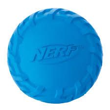 NERF 2.5" Small Tire Squeak Ball Blue