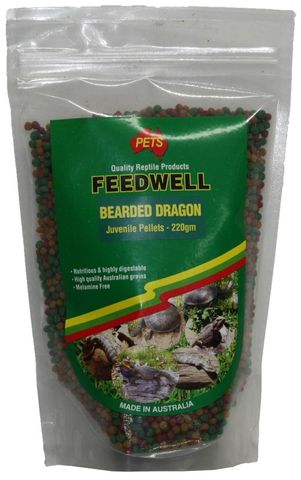 Juvenile Bearded Dragon Pellets 220g