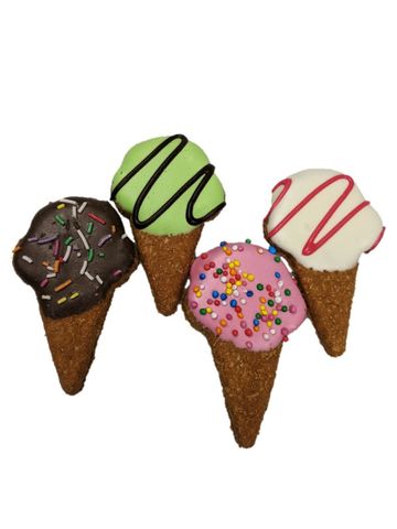 H&T Little Ice Cream Cones 4pk