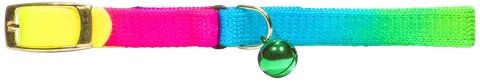 *Nylon Cat Collar Safety Rainbow