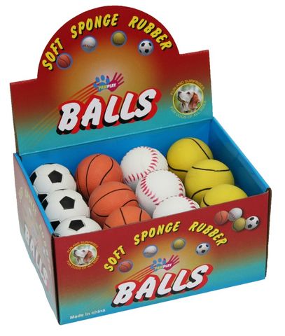 Display Box 24x6cm Sponge Balls F10024