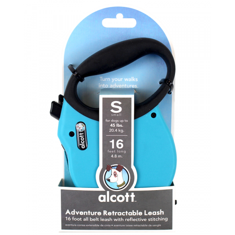 Alcott Retractable Lead Blue Sm 4.8mtr