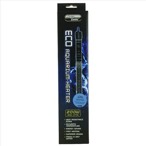 Aqua Zonic Eco Aquarium Heater 200watt