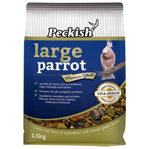 *Lge Parrot Fruit/Nut Blend 1.5kg Ctn 4