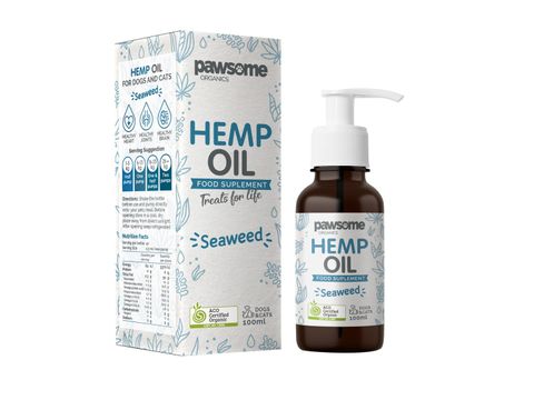 Pawsome Organics Hemp Oil &Seaweed 100ml