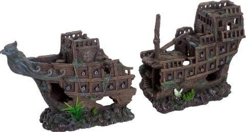 Medium Shipwreck Ornament WS005M