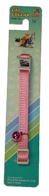 Cat Collar Pink Nylon Safety