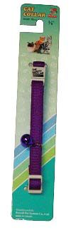 Cat Collar Purple Nylon Safety