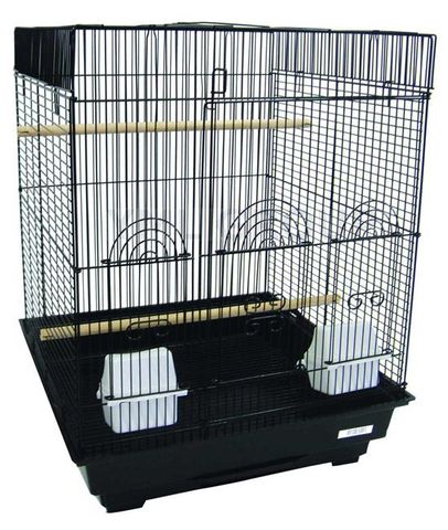 Medium Square Top Cage Black CTN 4