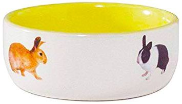 Bunny Print Ceramic Bowl 12cm