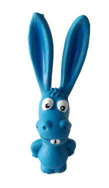 Paw Play Latex Blue Donkey Toy 17cm