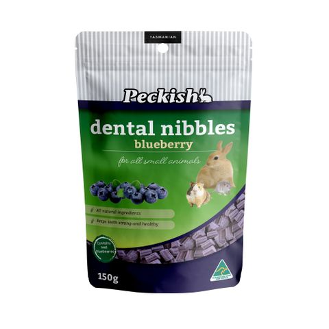 Peckish DENTAL Nibbles Blueberry 150g