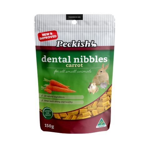 Peckish DENTAL Nibbles Carrot 150g