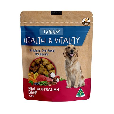 Tidbits Natural Grain Free Beef 300g