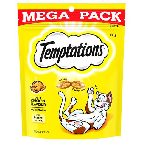 Temptations Cat Treat Tasty Chicken 180g