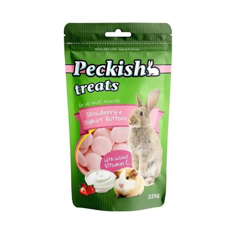 Peckish Strawberry Yoghurt Buttons 225g