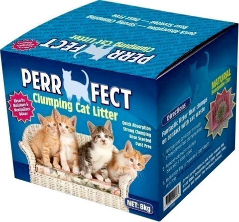 CTN 2 Perrfect Clumping Litter 8kg Box