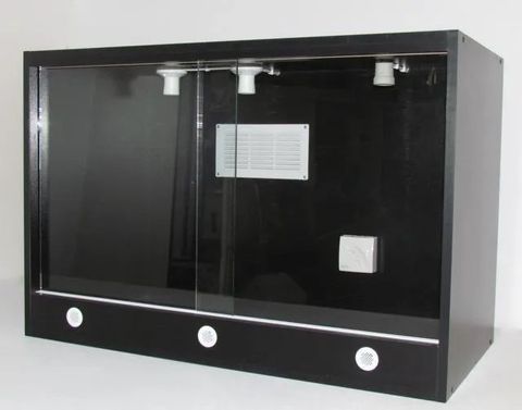 *24x24x24 Reptile Enclosure BLACK ADV.