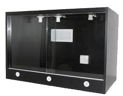 *24x24x24 Reptile Enclosure BLACK INTER.