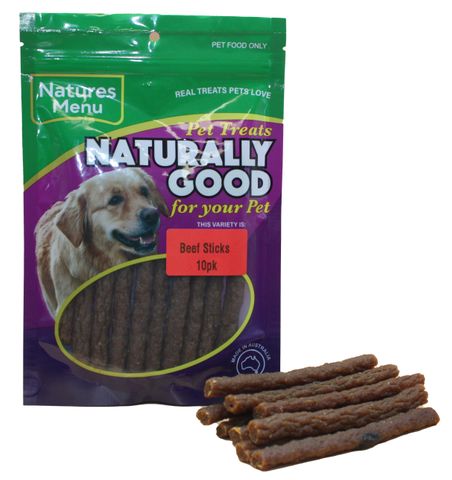 NM Aussie Beef 5" Meaty Sticks 10pk