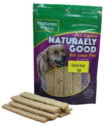 NM Aussie Chicken Straps 10pk
