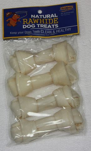 4" Knot Bone 4pk