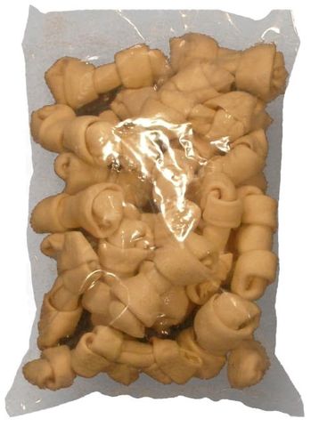 4" Knotted Hide Bones 25pk 4004B