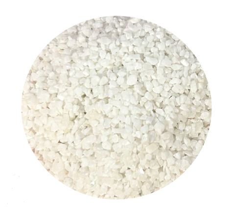 2kg Natural Snow White 2mm Gravel