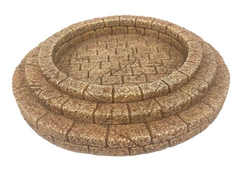 Reptile Round Dish Non Tip 19x19x3cm