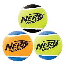 NERF 2.5" Squeak Tennis Balls 3pk
