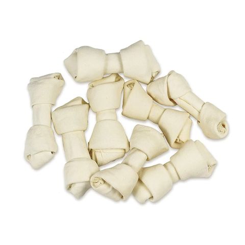 4" Knotted Hide Bones 25pk 4004B