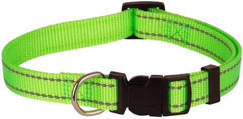 *Dog Collar Reflective Thread 15mm Green